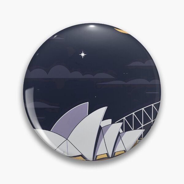 Item preview, Australia Moonlight Over Sydney Travel Landmark Destination designed and sold by Simsimah26Parks.