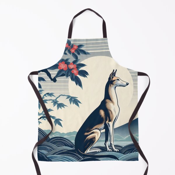 Item preview, GALOGO - Ukiyo-e Suibokuga Greyhounds - Vol. II - Ukiyo Motion Collection - Guardian of Fuji designed and sold by GALOGO – Art for Sighthounds & Animal Welfare.
