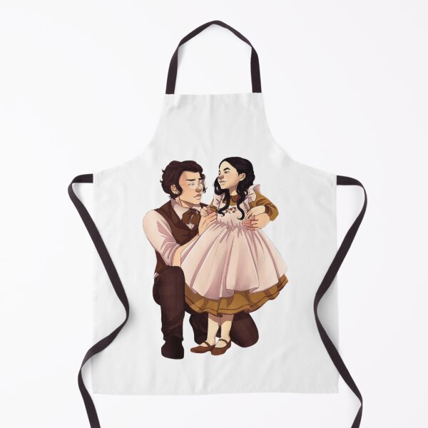 Item preview, Father kneeling beside daughter, sharing gentle affectionate storybook moment. designed and sold by CocoLama.