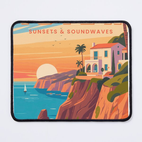 Item preview, Ibiza Sunsets & Soundwaves Island Vacation Travel Destination Electronic Music Party Lover designed and sold by Simsimah26Parks.