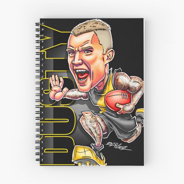 Artikelvorschau, Dustin Martin AFL-Legende Karikatur entworfen und verkauft von Doodlly.