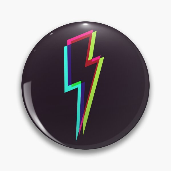 Item preview, Lightning Bolt Synthwave - Dark designed and sold by animinimal.