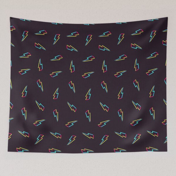 Item preview, Lightning Bolt Synthwave - Dark designed and sold by animinimal.