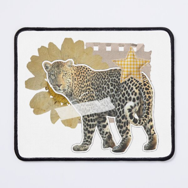 Item preview, Leopard: Collage Zoo Animals designed and sold by elitaseasel.