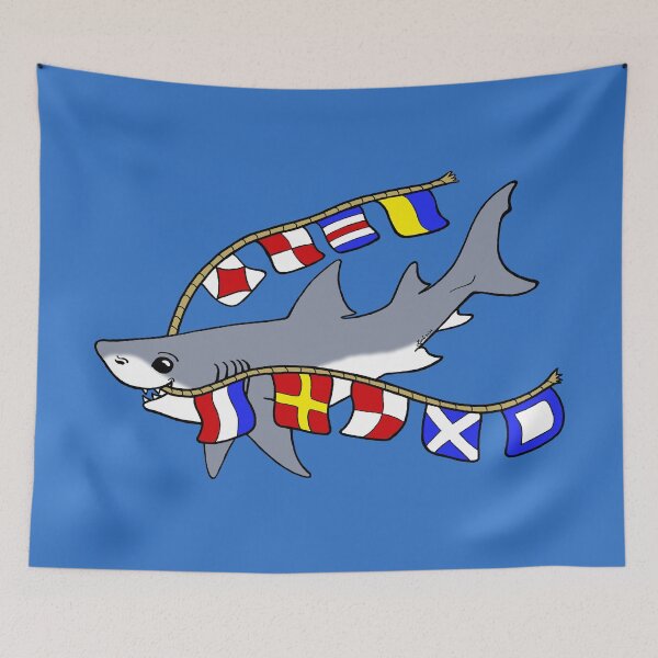 Item preview, Shark Signal Flags designed and sold by sharkbait83.