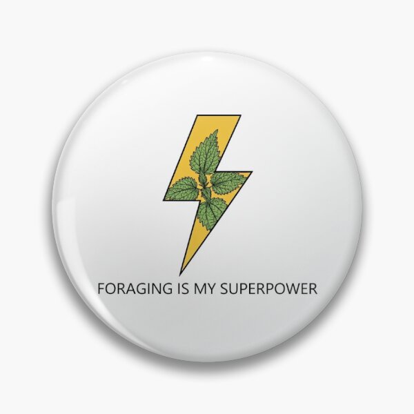 Item preview, Foraging Is My Superpower Botanical Nature Illustration T-Shirt designed and sold by VintryOff.