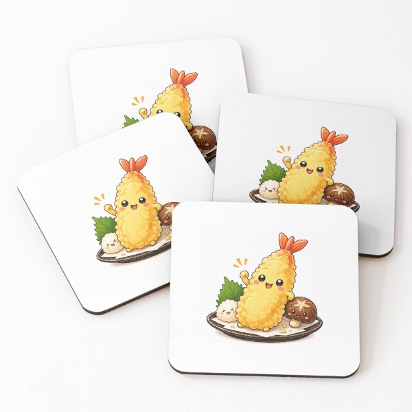Item preview, Cute Tempura Japanese Food Character designed and sold by オルフェドリーム.