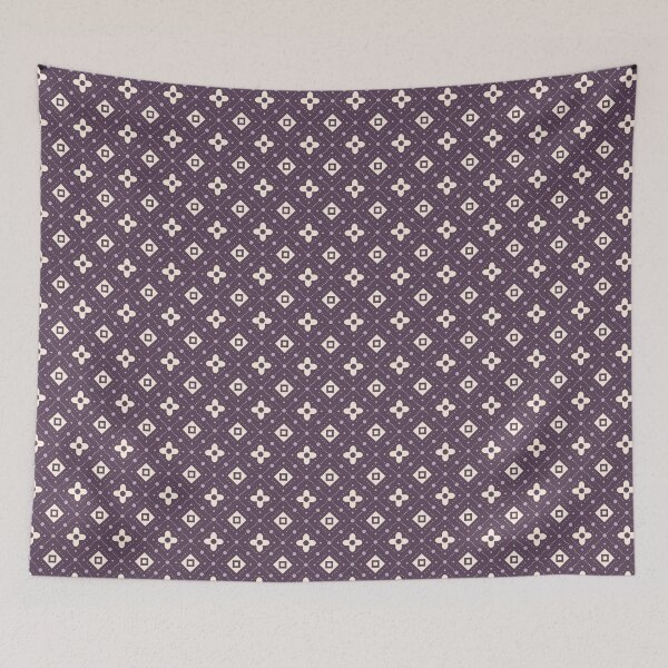 Item preview, Geometric Diamonds & Rosettes - Dusty Dusk  designed and sold by pandepon.
