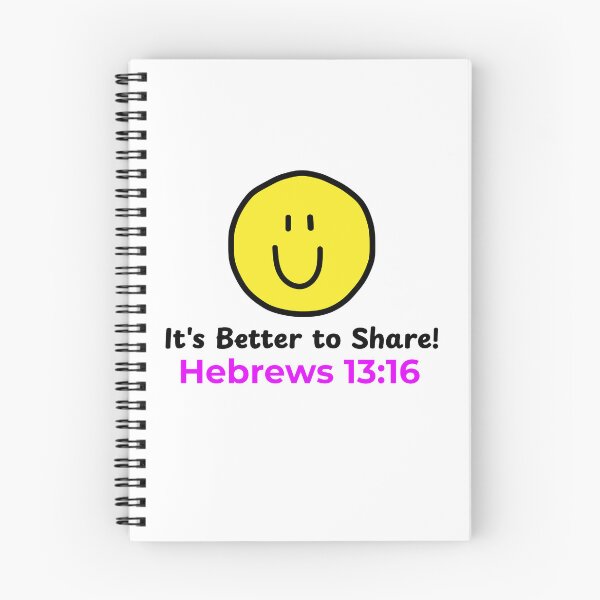 Item preview, It's Better to Share! Hebrews 13:16 Christian Kindness Design designed and sold by kjson1.