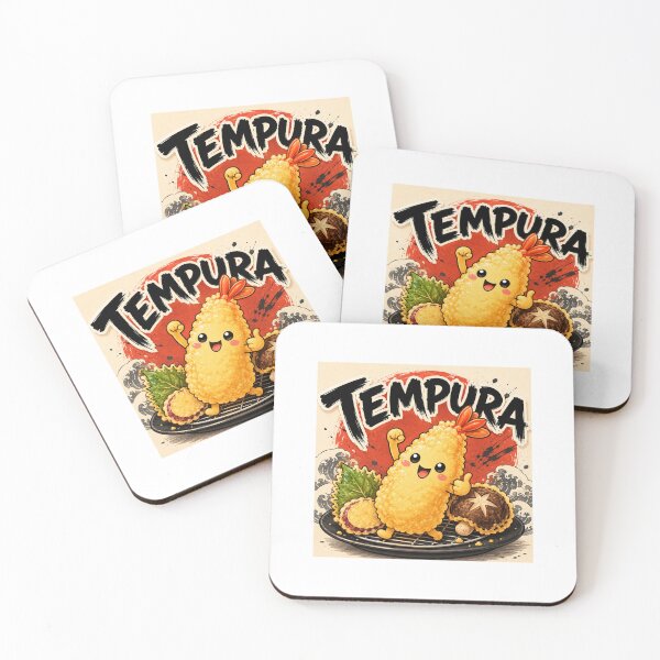 Item preview, Cute Tempura Japanese Food Character designed and sold by オルフェドリーム.