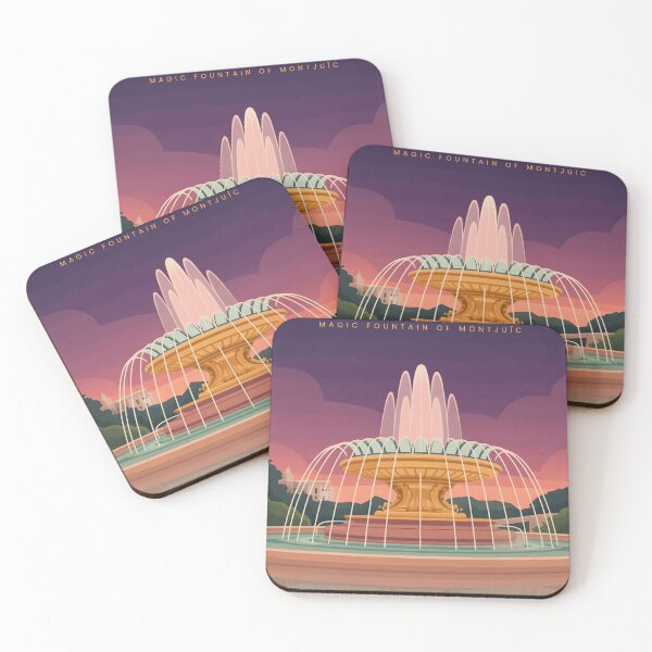 Item preview, Barcelona Magic Fountain Of Montjuic Spain Travel Souvenir designed and sold by Simsimah26Parks.