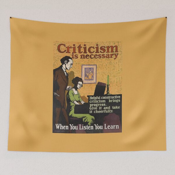 Item preview, Criticism Is Necessary designed and sold by The Ravens Ballad.