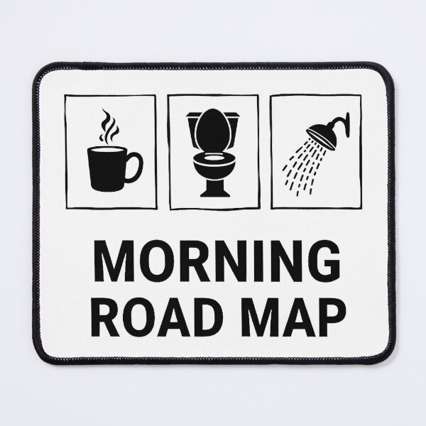 Item preview, Morning Road Map Minimalist Habit Tracker Icon: Graphic Routine Chart for Kids and Teens designed and sold by Creative-RE.