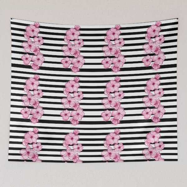 Item preview, Sakura With Black stripes  designed and sold by missmann.