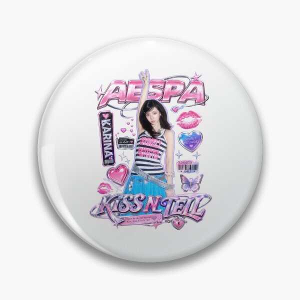 Item preview, Karina aespa Kiss n Tell Era Illustration | Merch Collection designed and sold by Valereekmerch.