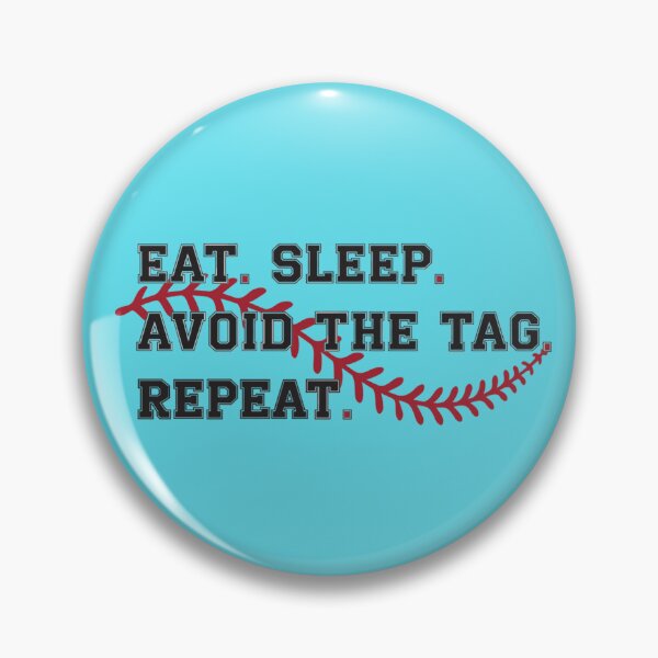 Item preview, Eat Sleep Repeat Baseball designed and sold by TrunkShirts.