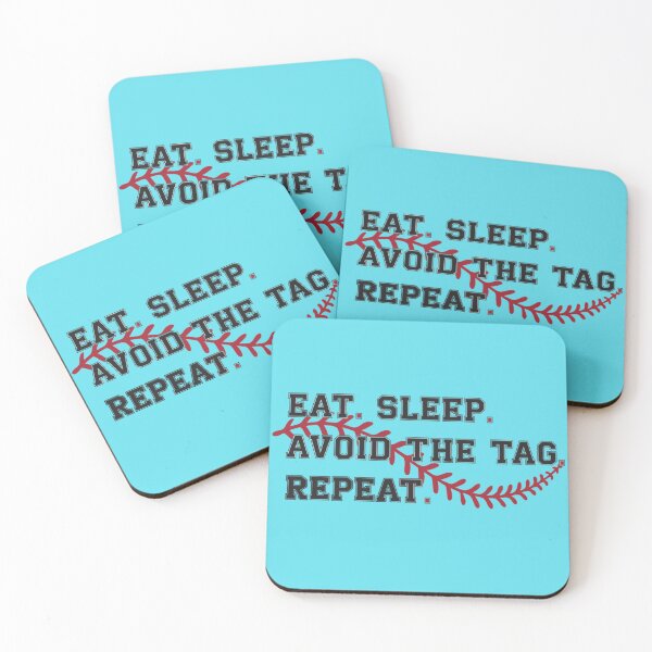 Item preview, Eat Sleep Repeat Baseball designed and sold by TrunkShirts.