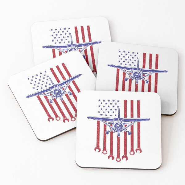 Item preview, Aircraft Mechanic American Flag Airplane Vintage designed and sold by wansilastomi.