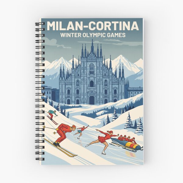 Item preview, Milan-Cortina Winter Olympic Games Italy Travel Sports Fan designed and sold by Simsimah26Parks.