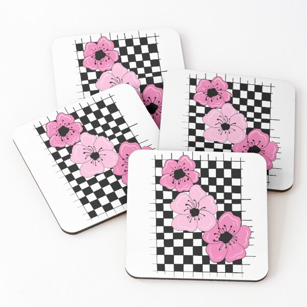 Item preview, Cherry Flower Grid  designed and sold by missmann.