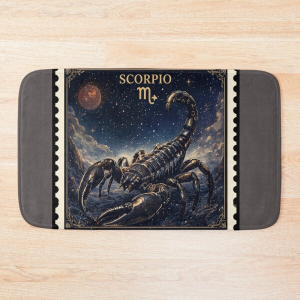 Item preview, Scorpio Zodiac Stamp design colorful horoscope stamp design designed and sold by SmashingDeals.