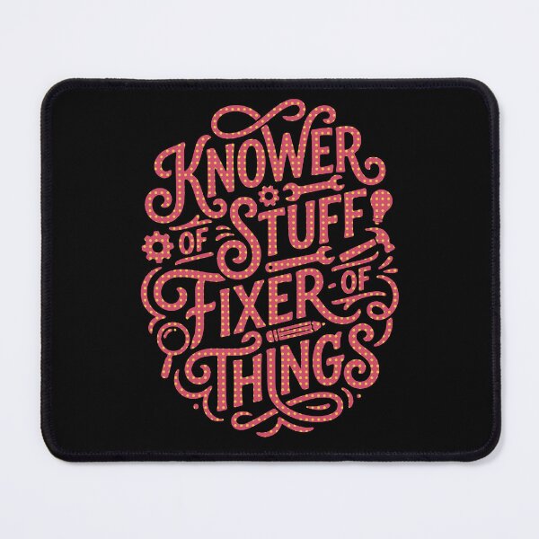 Item preview, Knower of Stuff Fixer of Things Funny DIY Typography Design - 2 designed and sold by My Cool Store.