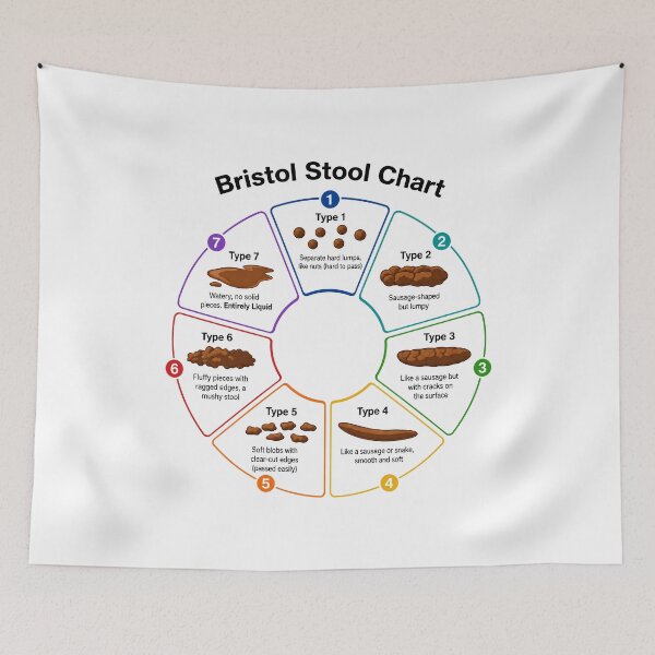 Item preview, Bristol Stool Chart 7 Stool Types designed and sold by wansilastomi.