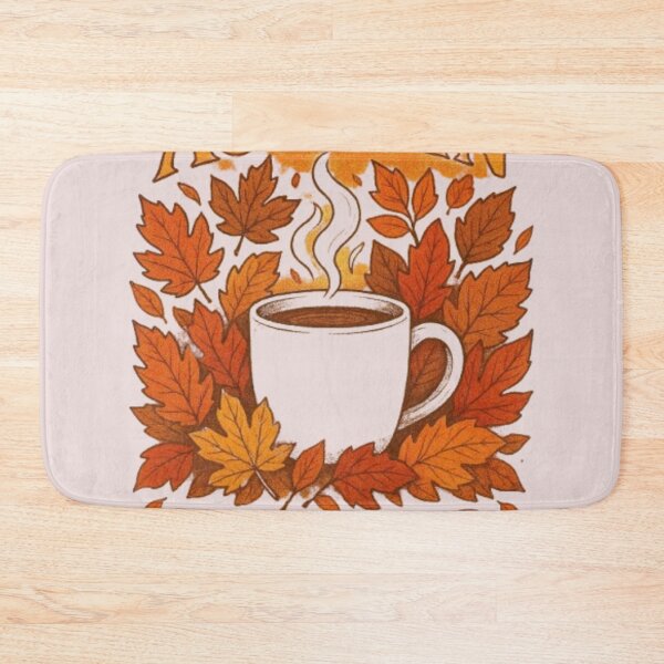 Item preview, Autumn In A Cup Cozy Fall Hot Drink Leaves Seasonal Tshirt designed and sold by HopeAndHustle.