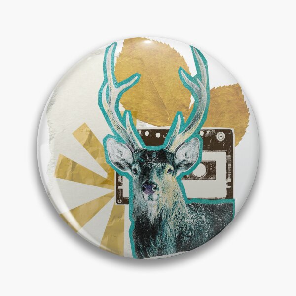 Item preview, Buck: Collage Zoo Animals designed and sold by elitaseasel.