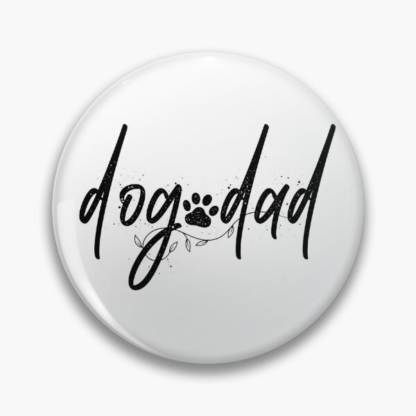 Item preview, Minimalist Dog Dad Script with Paw Print designed and sold by GiaoCalonas.