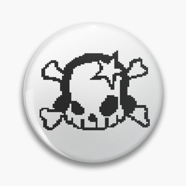 Item preview, Pixel Skull Crossbones Retro Art designed and sold by Echo_Design.