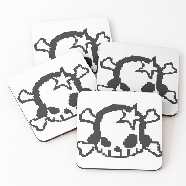 Item preview, Pixel Skull Crossbones Retro Art designed and sold by Echo_Design.