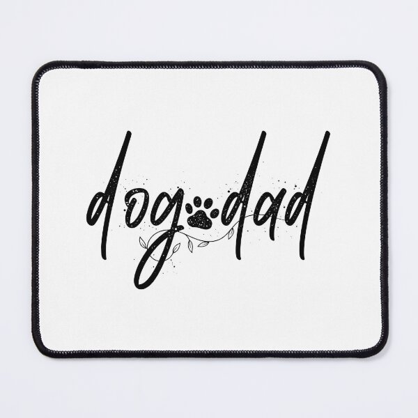 Item preview, Minimalist Dog Dad Script with Paw Print designed and sold by GiaoCalonas.