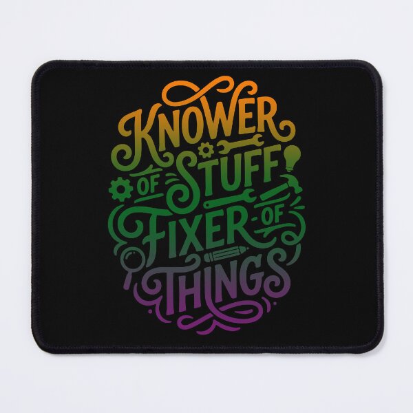 Item preview, Knower of Stuff Fixer of Things Funny DIY Typography Design - 3 designed and sold by My Cool Store.