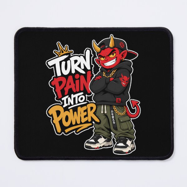 Item preview, Turn Pain Into Power Street Oni Hip Hop designed and sold by Tong4130.