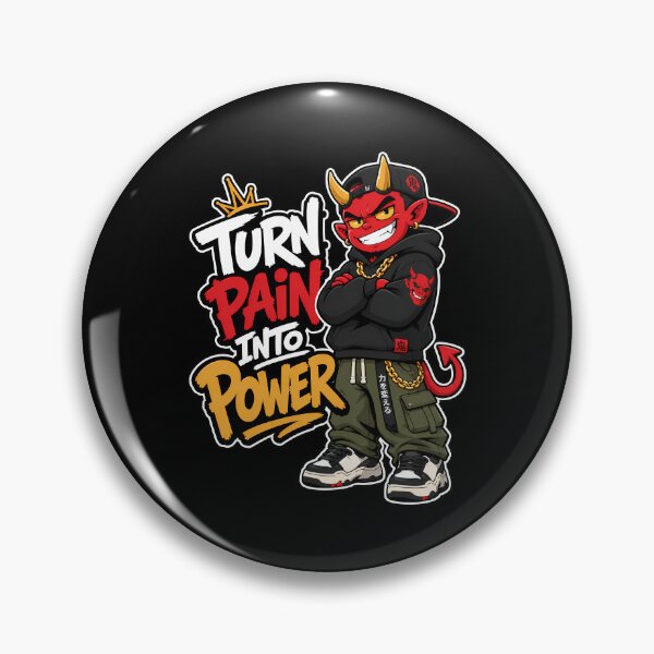 Item preview, Turn Pain Into Power Street Oni Hip Hop designed and sold by Tong4130.