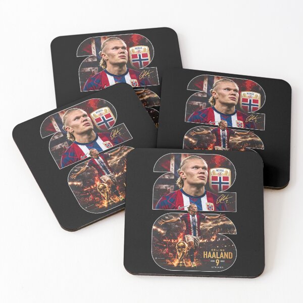 Item preview, Erling Haaland 9 Norway Striker Football 2026  designed and sold by DamianRoy88.