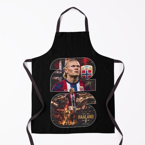 Item preview, Erling Haaland 9 Norway Striker Football 2026 designed and sold by DamianRoy88.