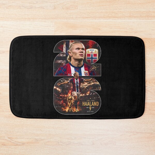 Item preview, Erling Haaland 9 Norway Striker Football 2026  designed and sold by DamianRoy88.