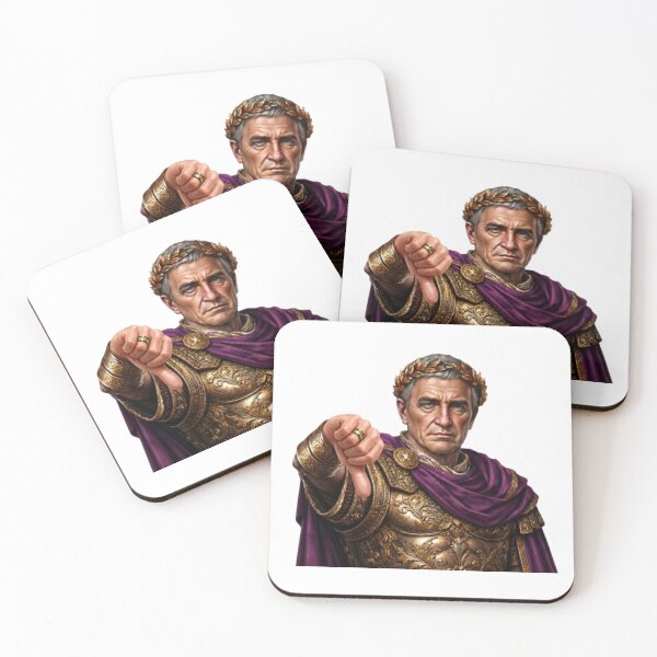 Item preview, Roman Emperor Thumbs Down-Classic Historical Judgment designed and sold by Northern Glow Art.