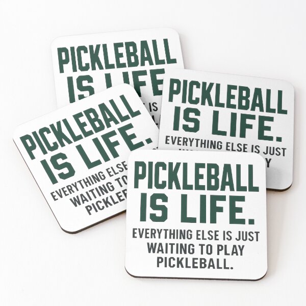 Item preview, Pickleball Is Life Everything Else Is Waiting Funny Player Gift designed and sold by FiggletThreads.