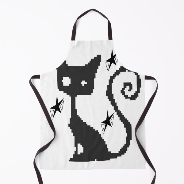 Item preview, Pixel Black Cat Retro Art designed and sold by Echo_Design.