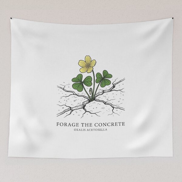 Item preview, Forage The Concrete Botanical Urban Illustration T-Shirt designed and sold by VintryOff.
