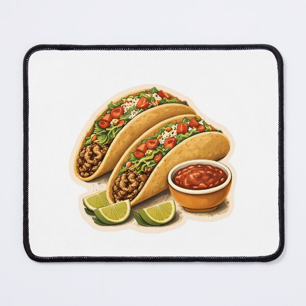Item preview, Southwestern Tacos Watercolor designed and sold by ChemicalXShop.