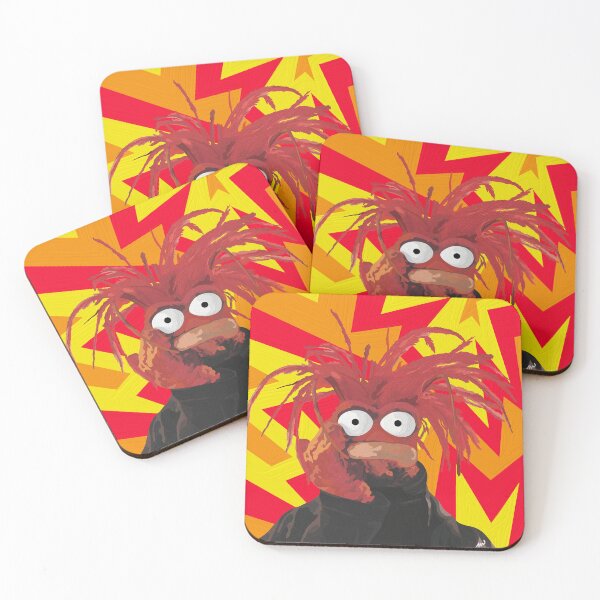 Item preview, Pepe the king prawn Muppet Portrait (version 2/3 - orange background) designed and sold by Jessiwins19.