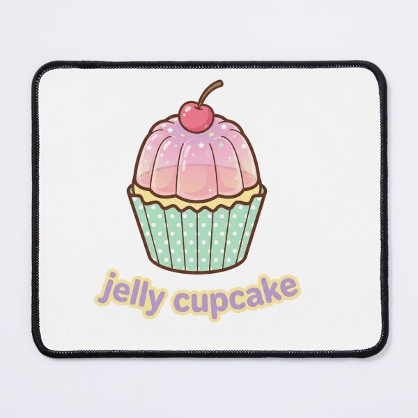 Item preview, Kawaii Jelly Cupcake Clipart PNG | Cute Jelly Dessert Illustration with Cherry | Pastel Digital designed and sold by morning sun.