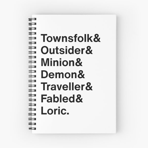 Item preview, Updated Character& List Design Dark Text designed and sold by NYC Clocktower Community.