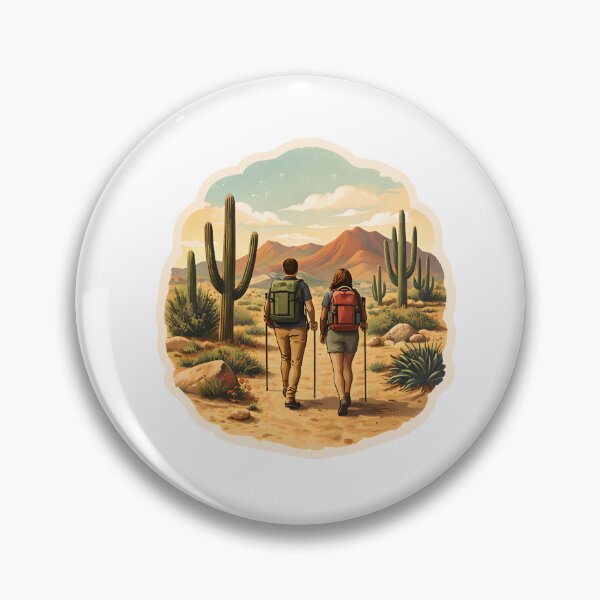 Item preview, Desert Hiking Watercolor designed and sold by ChemicalXShop.