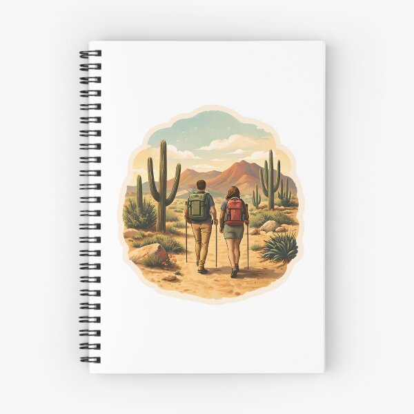 Item preview, Desert Hiking Watercolor designed and sold by ChemicalXShop.