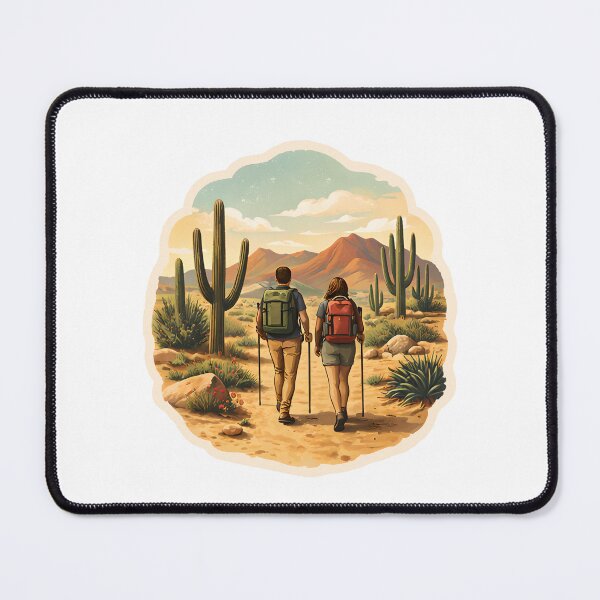 Item preview, Desert Hiking Watercolor designed and sold by ChemicalXShop.